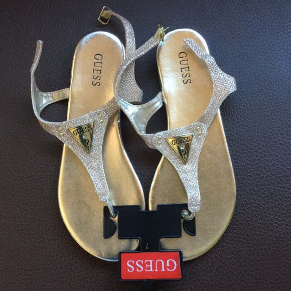 guess sparkly sandals